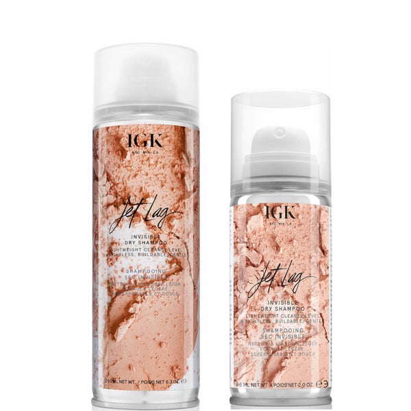 IGK Jet Lag Invisible Dry Shampoo Home and Away Duo