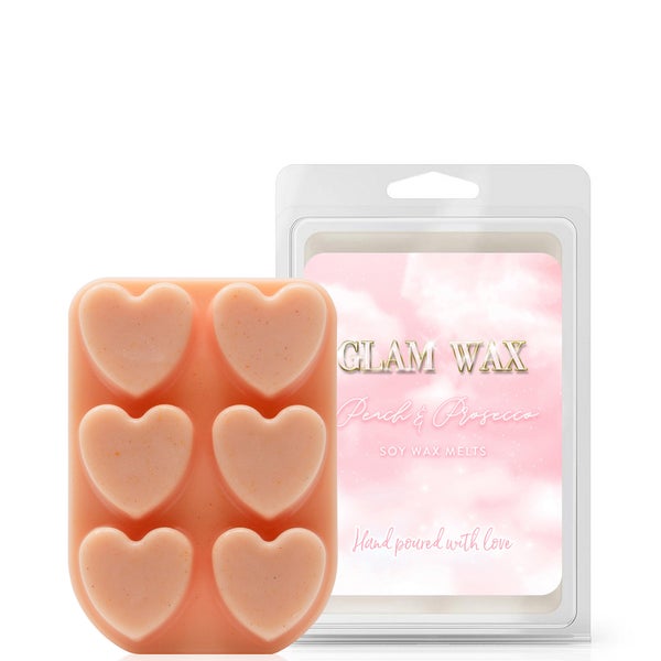 Glam Wax Peach and Prosecco Wax Melts 70g