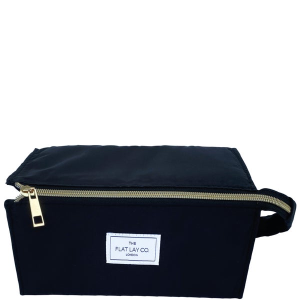 The Flat Lay Co. Open Flat Box Bag torba na kosmetyki – Black / czarna