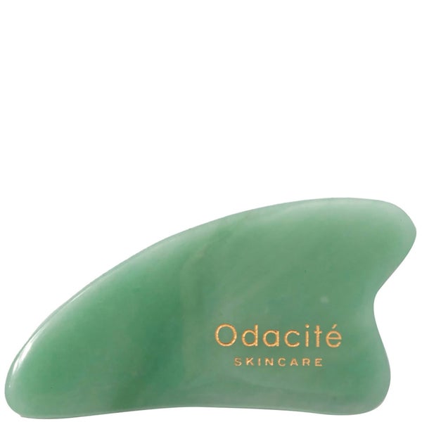 Odacité Crystal Contour Gua Sha - Green Aventurine