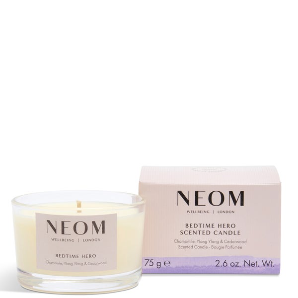NEOM Bedtime Hero Travel Scented Candle 75g