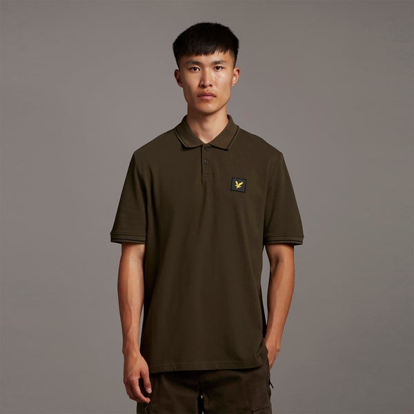 Casuals Tipped Polo Shirt - Olive