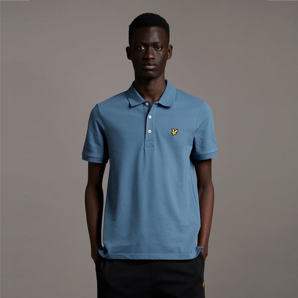Plain Polo Shirt - Slate Blue