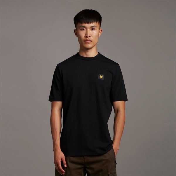 Casuals Nylon Sleeve T-shirt - Jet Black