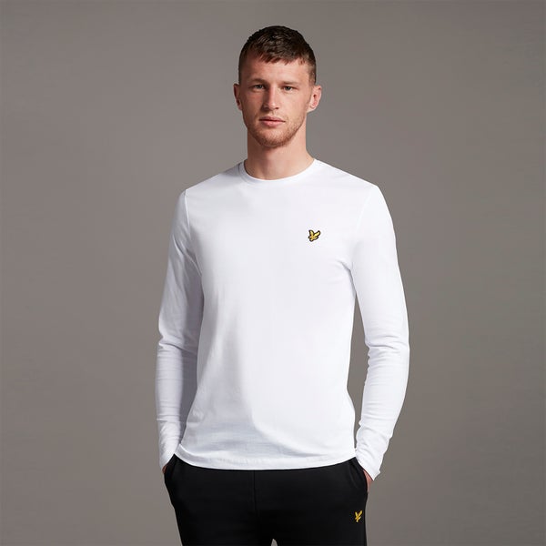 Plain L/S T-Shirt - White