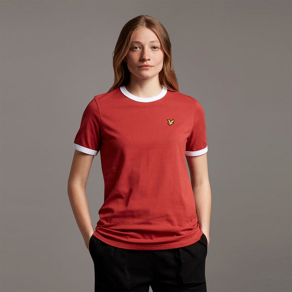 Ringer T-shirt - Chilli Red