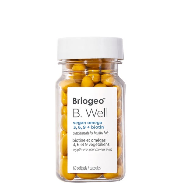 Briogeo Hair B. Well Vegan Omegas and Biotin Supplements for Hair Thinning 85g