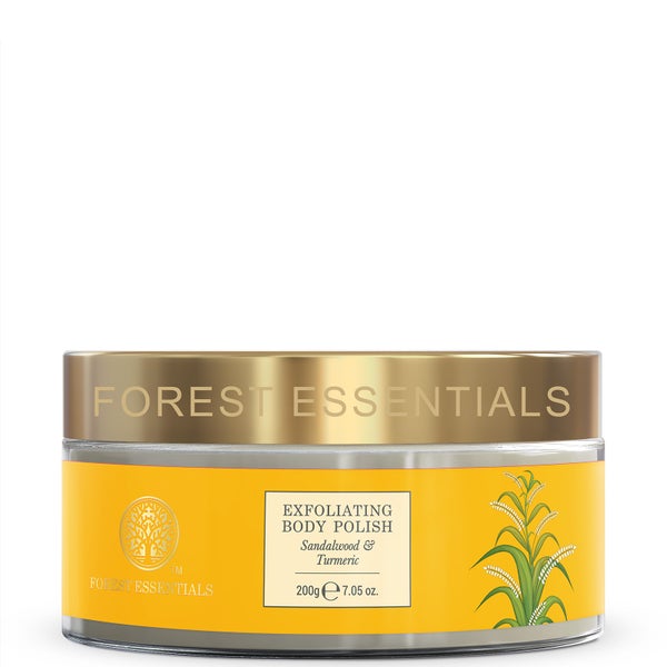 Forest Essentials Exfoliating Body Polish - Sandalwood and Turmeric 200g