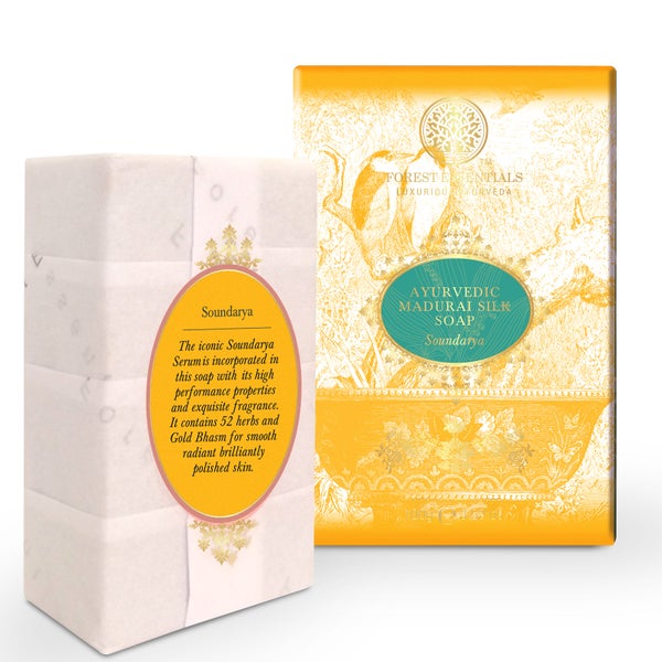 Forest Essentials Ayurvedic Madurai Silk Soap - Soundarya 100g