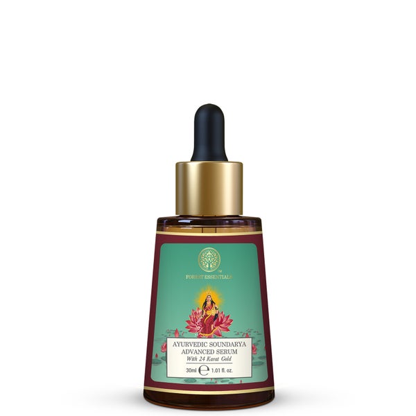 Forest Essentials Ayurvedic Soundarya Advanced Serum with 24 Karat Gold 30ml