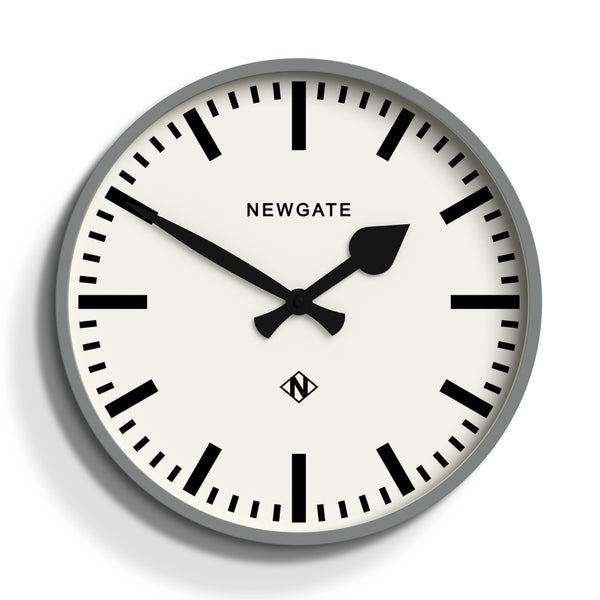Newgate Number Three Railway Wall Clock - Grey