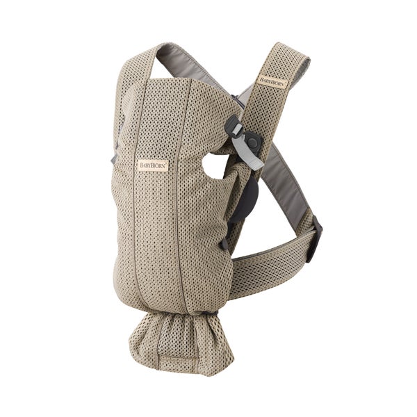 BABYBJÖRN Mini 3D Mesh Baby Carrier - Gray Beige