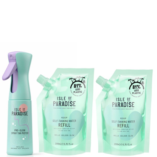 Isle of Paradise Pro Glow Spray Tan Mister Starter Pack - Medium
