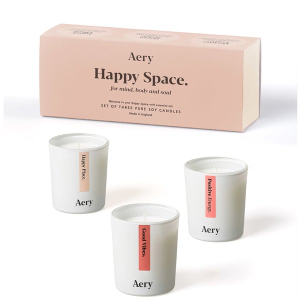 AERY Aromatherapy Candle Gift Set - Happy Space