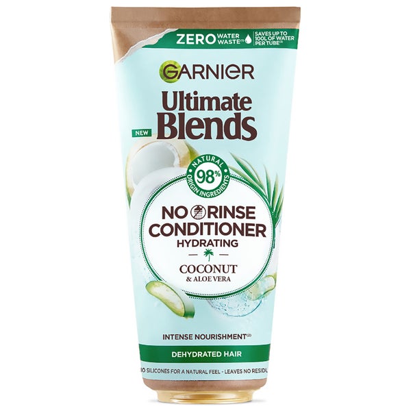 Après-shampoing hydratant sans rinçage à la noix de coco et à l'aloe Ultimate Blends Garnier pour cheveux normaux 200 ml