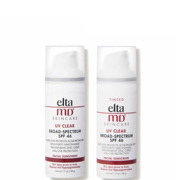 EltaMD Exclusive UV Clear Tinted and Untinted Duo (Worth $76.00)