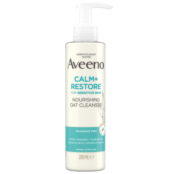 Очищающее средство для лица Aveeno Face Calm and Restore Nourishing Oat Cleanser, 200 мл