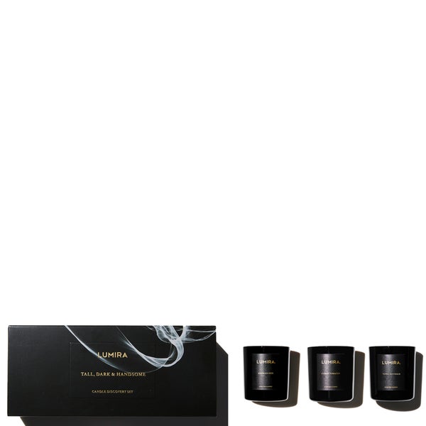LUMIRA Tall, Dark and Handsome Candle Discovery Set (3 x 60g)
