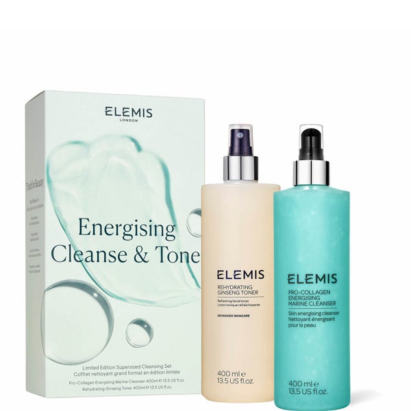 Elemis Energising Cleanse and Tone Supersized Duo (Worth £162.00)