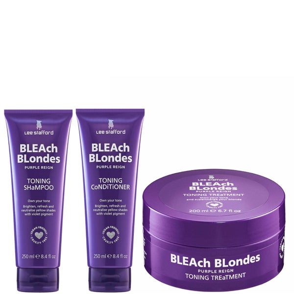 Lee Stafford Bleach Blondes Purple Toning Bundle