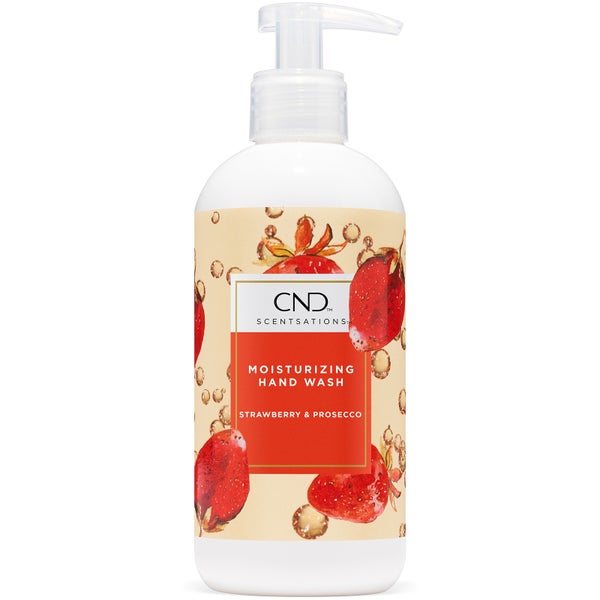CND SPA Scentsations Handwash Strawberry and Prosecco 390ml