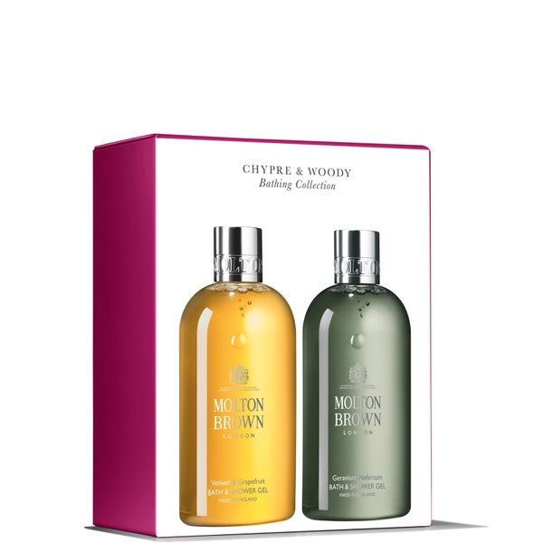Molton Brown Chypre and Woody Bathing Collection