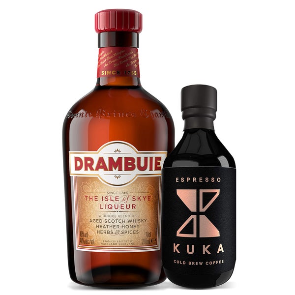 Drambuie Iced Espresso Cocktail Bundle - Drambuie Whisky Liqueur & Kuka Coffee Espresso