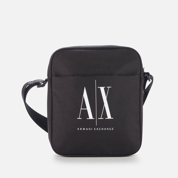 Armani Exchange Men's AX Logo Crossbody Bag - Black