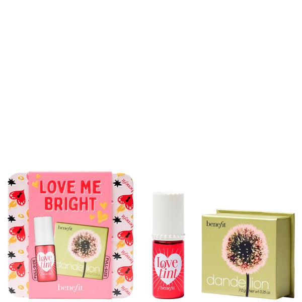 benefit Love Me Bright Brightening Blusher and Lip and Cheek Tint Duo Gift Set (Worth £43.00)