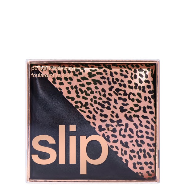 Turbante de seda para el pelo de Slip (Wild Leopard)