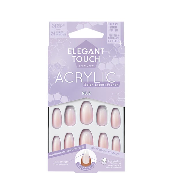 ET French Acrylic Nails No. 2 Coffin