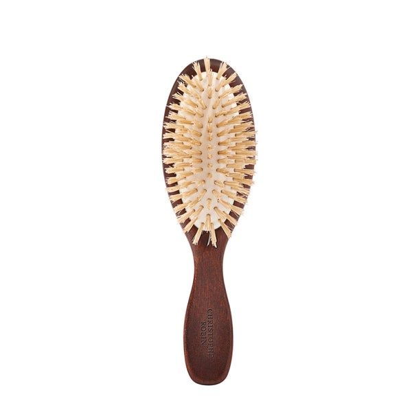Christophe Robin New Travel Hairbrush with Natural Boar-Bristle and Wood