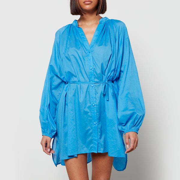 Faithfull The Brand Women's Lucita Smock Dress - Plain Mediterranean Blue