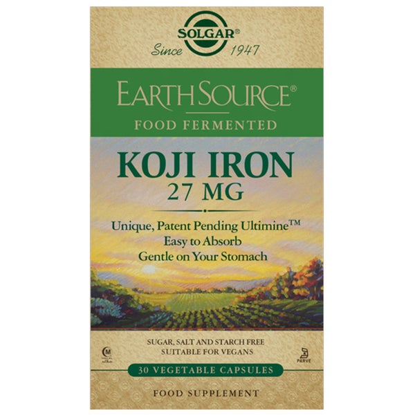 Solgar Earth Source Food Fermented Koji Iron 27mg