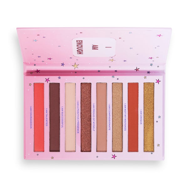 Revolution Beauty I Heart Revolution Affirmation Book Palette I Am Enough