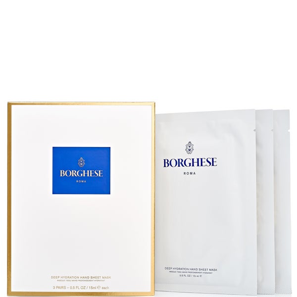 Borghese Deep Hydration Hand Sheet Masks 0.5 fl. oz