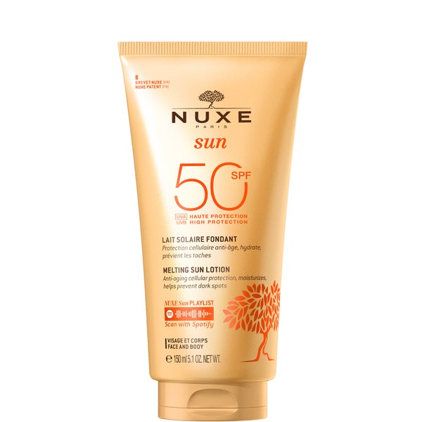 Melting Sun Lotion High Protection SPF50 face and body, NUXE Sun 150 ml