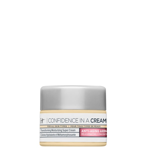 Crema hidratante antienvejecimiento Confidence in a Cream de IT Cosmetics tamaño viaje (15 ml)