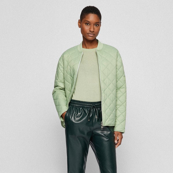 BOSS Women's Patilda Jacket - Light/Pastel Green