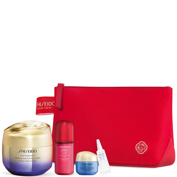 Shiseido Vital Perfection Uplifting and Firming Cream Pouch Set (Worth £165.80)
