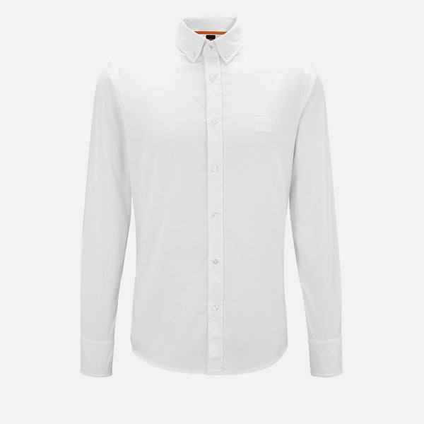 BOSS Orange Men's Mabsoot_2 Shirt - White
