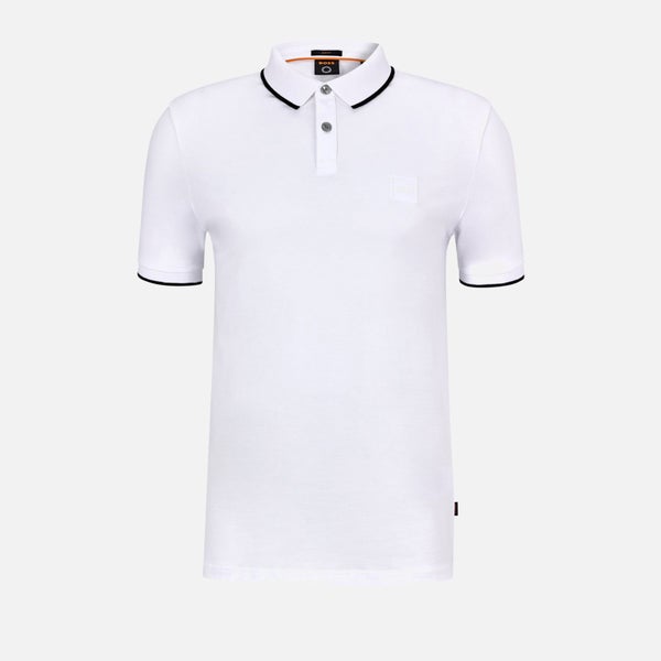 BOSS Orange Men's Passertip Polo Shirt - White