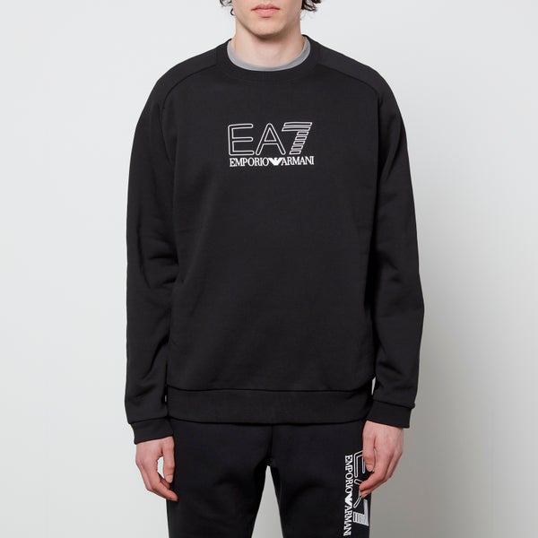 EA7 Men's Visability Fleece Sweatshirt - Black