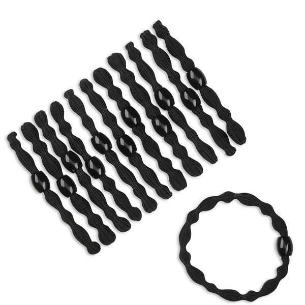 Scunci Curl Collective Elastic with Bead (12 Pack)