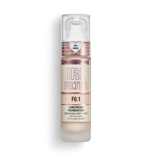 Makeup Revolution IRL Filter Longwear Foundation - F0.1