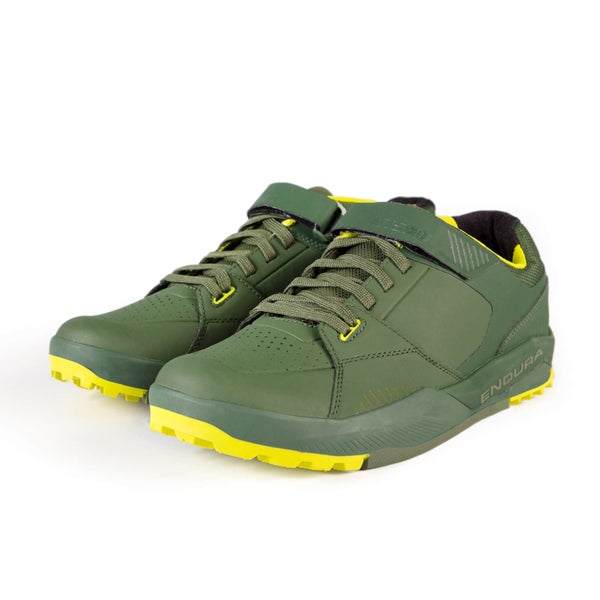 Hommes Chaussures Pédales plates MT500 Burner - Vert Forêt