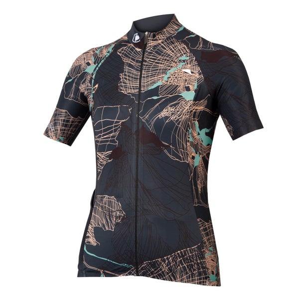 Maillot Outdoor Trail M/C femme - Pêche néon