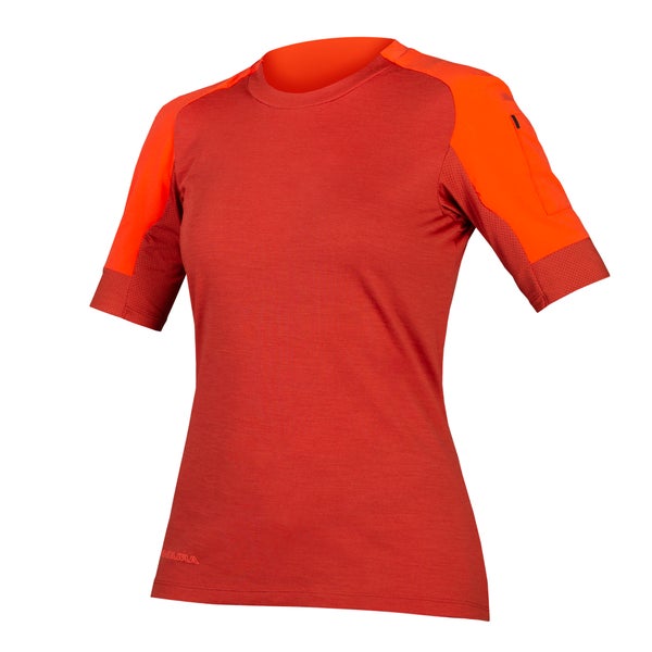 Maillot GV500 M/C femme - Rouge Cayenne