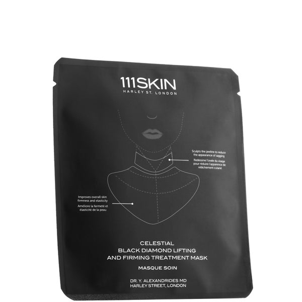 111SKIN Celestial Black Diamond Lifting and Firming Treatment Mask Neck Single 43ml