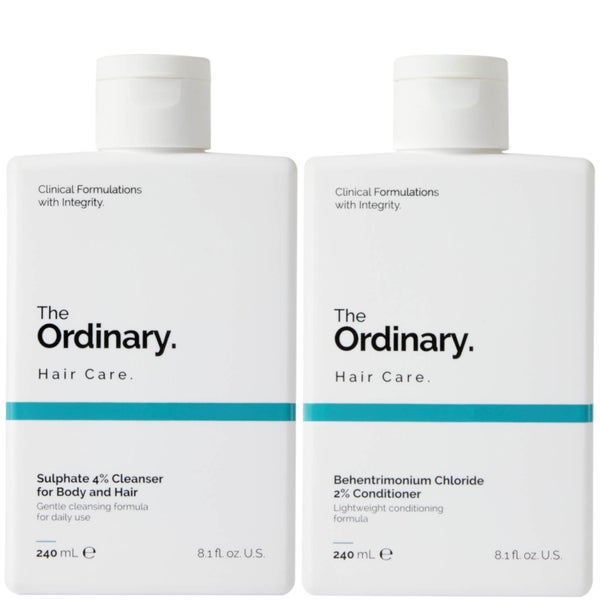 The Ordinary Sulfaat Cleanser en Behentrimonium Chloride Conditioner Bundel